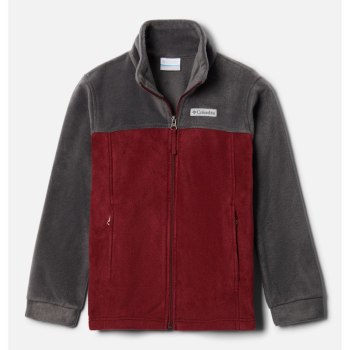 Columbia Jakne Za Dječake - Steens Mountain II Fleece Crvene Tamno Sive | XOUS-62873